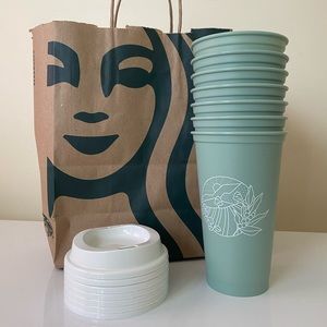 Lot of Earth Day Starbucks Hot Cups